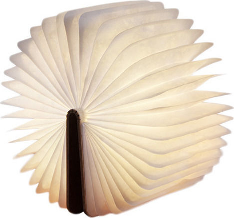 Gingko Wood Grain Lustră Decorativă Carte Maro