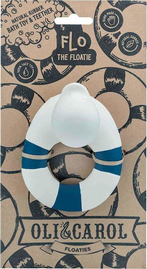 Oli&Carol Flo The Floatie Μασητικό Οδοντοφυΐας από Καουτσούκ για 3 m+