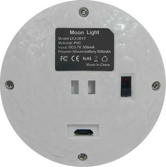 GloboStar Lămpi Decorative Pentru Masă Lumină De Lună LED RGBW Lumină De Lună 20x20cm
