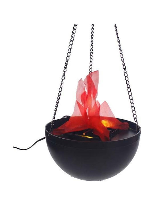 Dekorative Lampe Flammenlicht Schwarz