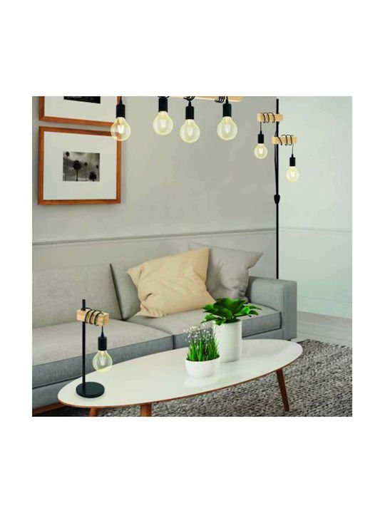 Eglo Townshend Decorative Lamp with Socket for Bulb E27 Black