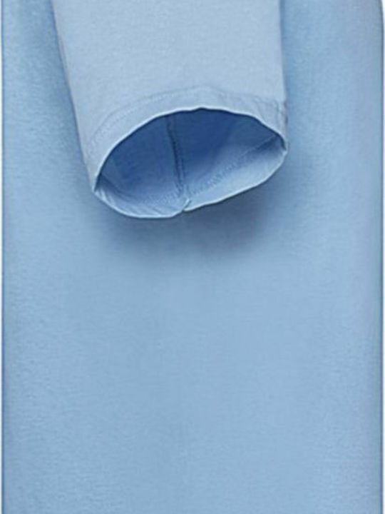 Fruit of the Loom Valueweight Τ Ανδρικό Διαφημιστικό T-shirt Κοντομάνικο Sky Blue