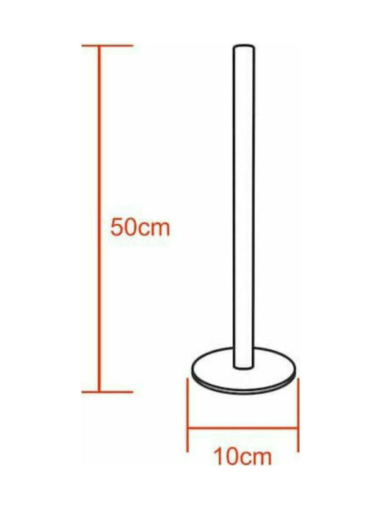 GloboStar LED Stehleuchte H50xB3cm. 100lm Schwarz