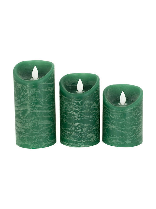 GloboStar Decorative Lamp Wax Polish Green 3pcs