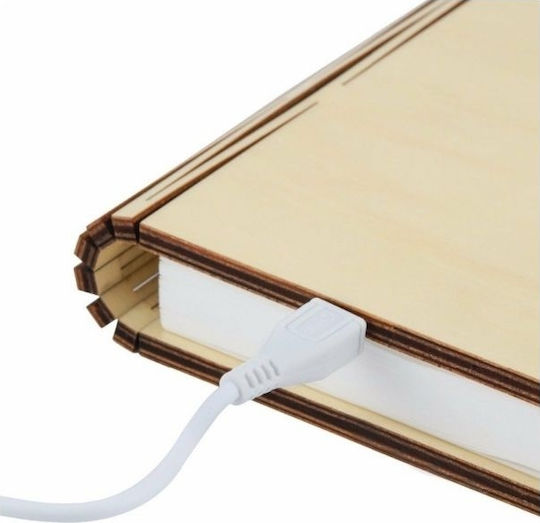 Gingko Διακοσμητικό Φωτιστικό Smart Book Light Maple LED Θερμό Λευκό 2700K Βιβλίο 9εκ.