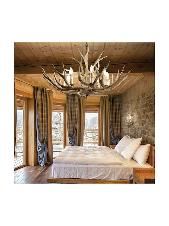 Ideal Lux Полилей 12xE14 Ø100см Бежов 113975