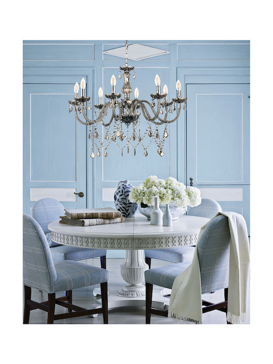 Inlight 5314-8 Chandelier Ø75cm with Candlesticks Inlight 5314-8 Chandelier Ø75cm with Candlesticks