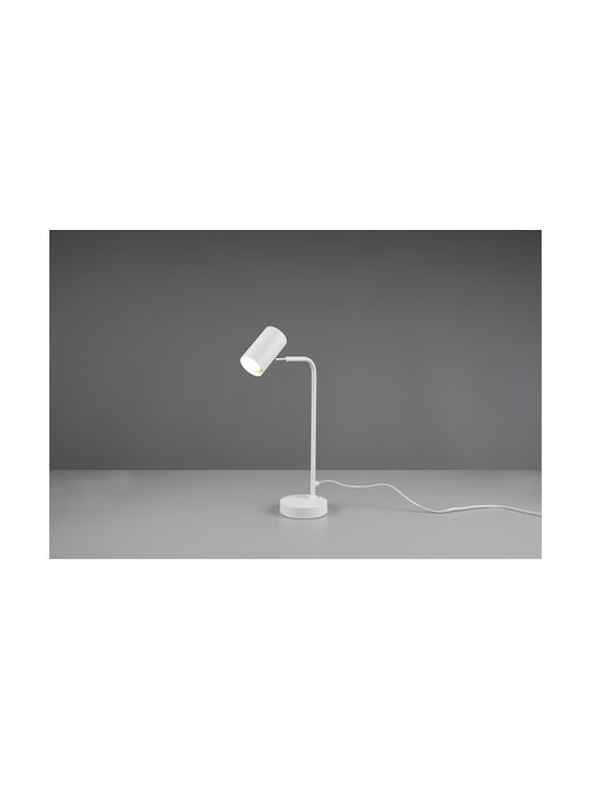 Trio Lighting Marley Φωτιστικό Γραφείου για Ντουί GU10 Retro 45cm σε Λευκό Χρώμα