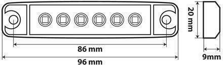 Lampa Φως Όγκου Φορτηγού 12-24V - Πράσινο L9701.0