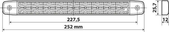 Lampa Truck Volume Lights 1pcs 9 - 32V - Orange L4154.1