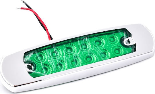 LED Όγκου 16cm Ασημί 12V - Μπλε 1τμχ
