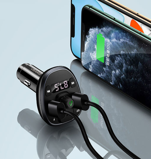 Usams FM Car Transmitter US-CC115 with Bluetooth / USB