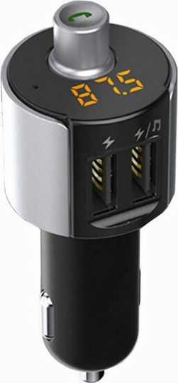 FM Transmitter Αυτοκινήτου Bluetooth Car Kit & MP3 Player με USB
