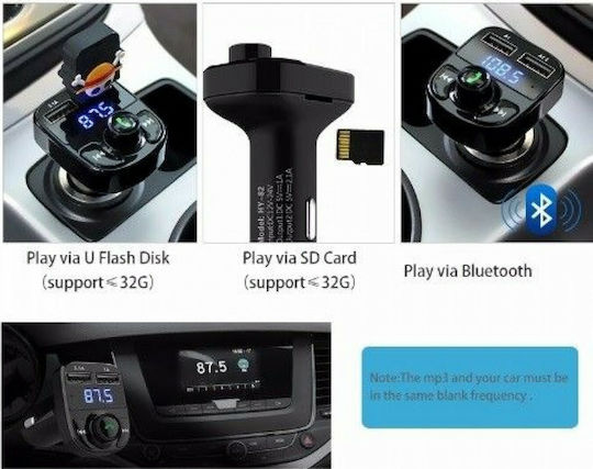 Forever FM Transmitter Αυτοκινήτου Bluetooth FM Transmitter με USB
