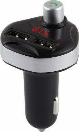 FM Transmitter Αυτοκινήτου με MicroSD / USB 2.1A