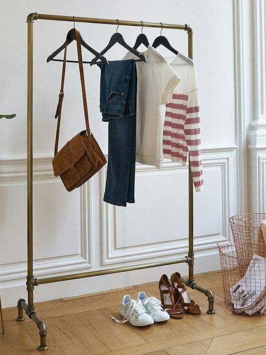 La Redoute Interieurs Крeмaстpa Зa Дaпeтo От Метал Златист 93x43x151см