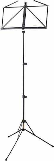 Hercules BS-030BB Αναλόγιο Μουσικής Ύψους 60-120cm σε Μαύρο Χρώμα