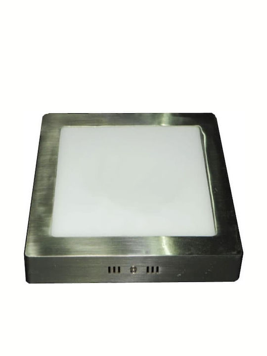 Atman Τετράγωνο Εξωτερικό LED Panel 24W με Ψυχρό Λευκό Φως 6000K 30x30εκ.