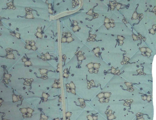 Baby Star Winter Sleeping Bag with Feet Teddy Bears No4 2.5 Tog Sky Blue