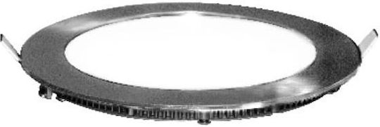 Aca Στρογγυλό Χωνευτό LED Panel 26W με Ψυχρό Λευκό Φως 6000K 30εκ.
