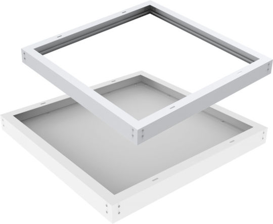 Elvhx Квадрат Вграден LED Панел 36W с Топло бяло Светлина 3000К 59.5x59.5см.