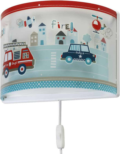 Ango Plastic Kids Wall Light Police Ango Plastic Kids Wall Light Police