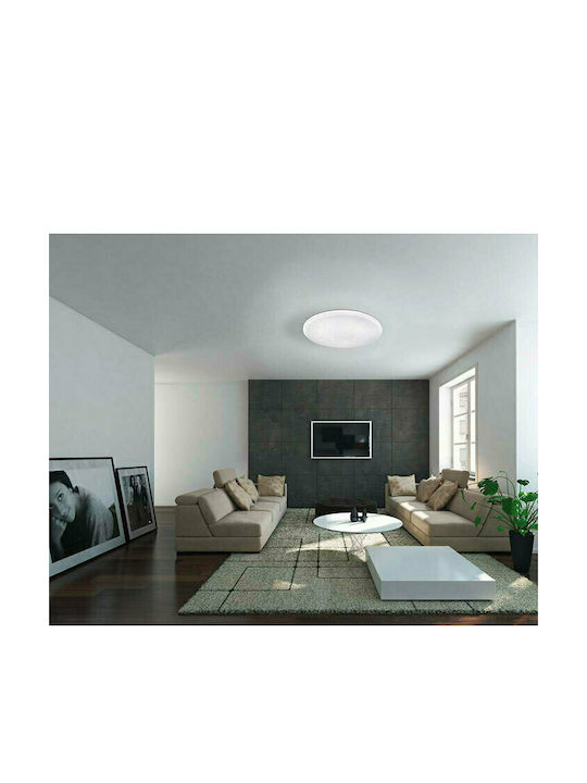 Eglo Frania-S Round Outdoor LED Panel 17.3W with Warm White Light 3000K 33cm