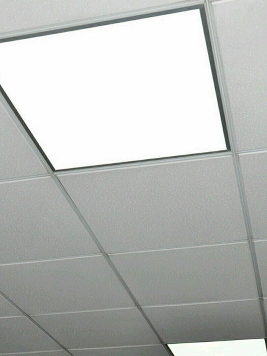 Aca Квадрат Вграден LED Панел 40W с Топло бяло Светлина 3000К 60x60см.
