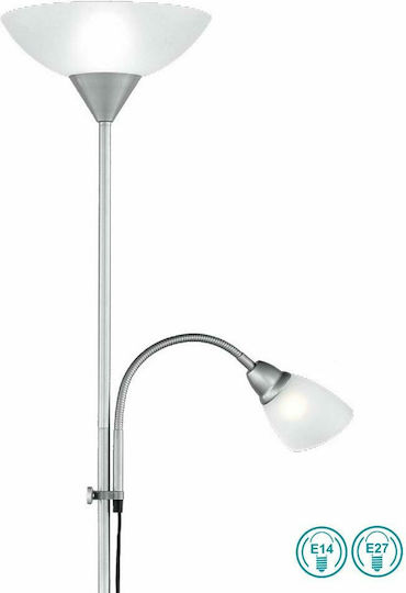 Trio Lighting Erzwo Лампа за под В180см. Бял Trio Lighting Erzwo Лампа за под В180см. Бял