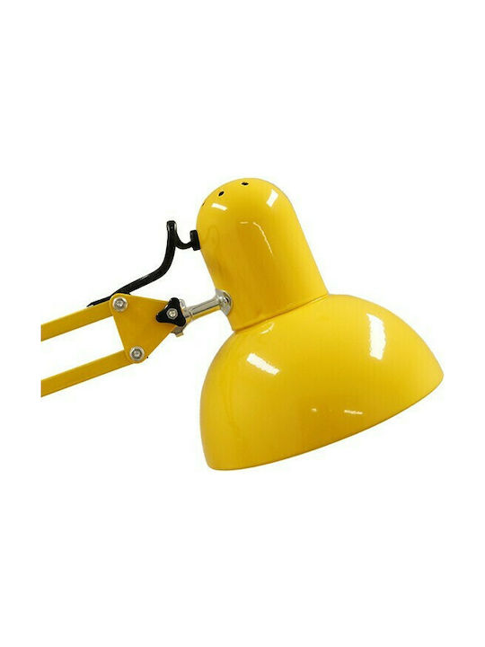 GloboStar Audrey Vintage Stehleuchte H190xB15cm. mit Fassung für Lampe E27 Gelb