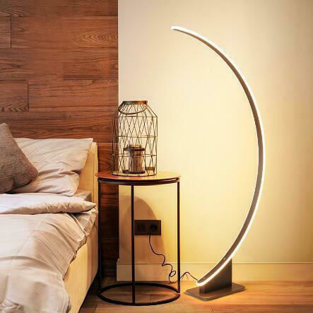 Atman Leggenda New York LED Φωτιστικό Δαπέδου Υ140xΜ65εκ. με Ρυθμιζόμενο Λευκό Φως 1300lm Μαύρο