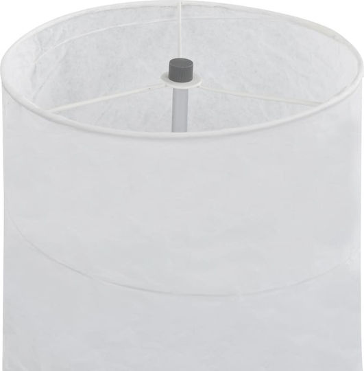 vidaXL Floor Lamp H121xW22cm. with Socket for Bulb E27 Gray