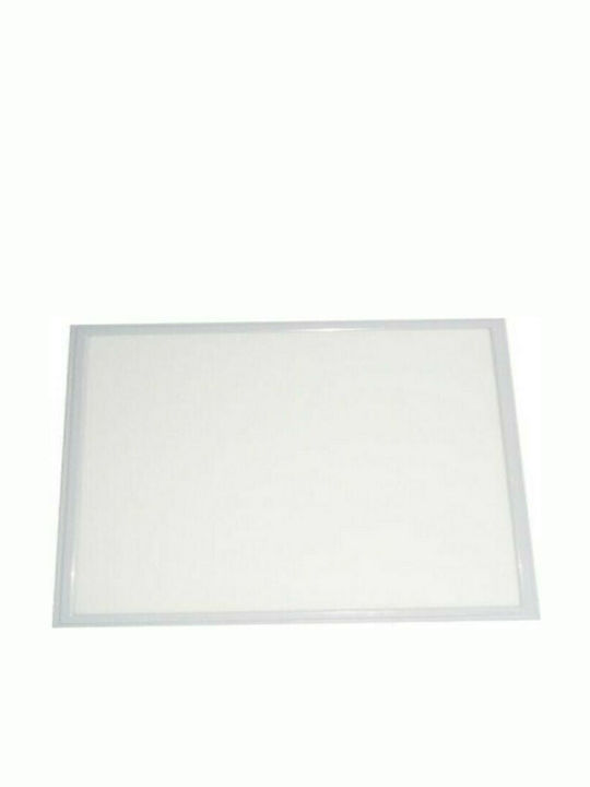 Aca Square Recessed LED Panel 48W with Natural White Light 4000K 60x60cm