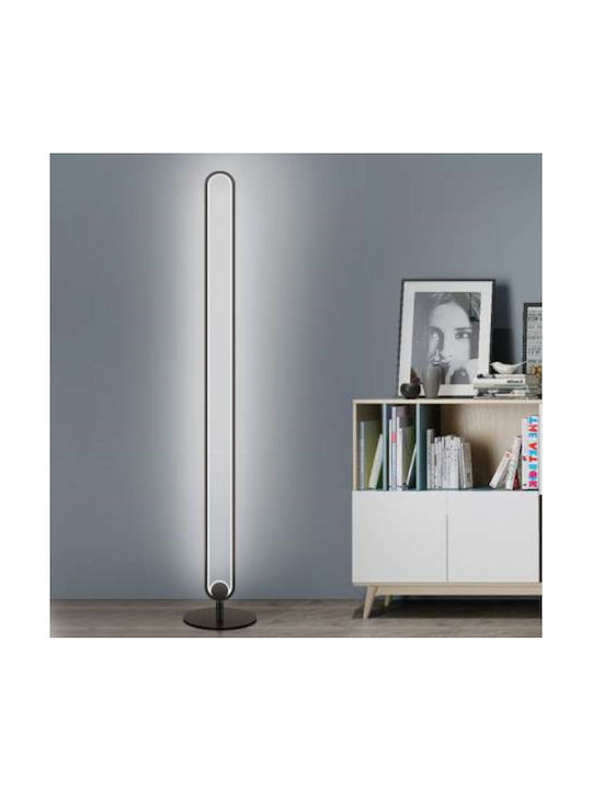 Atman Leggenda Boston Vintage LED Floor Lamp H135xW20cm. with Adjustable White Light 900lm Black