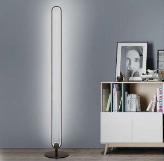 Atman Leggenda Boston Vintage LED Floor Lamp H135xW20cm. with Adjustable White Light 900lm Black