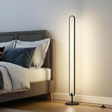 Atman Leggenda Boston Vintage LED Floor Lamp H135xW20cm. with Adjustable White Light 900lm Black