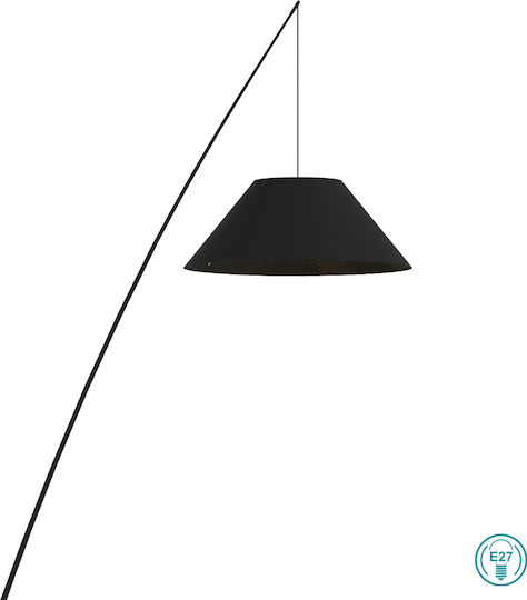 Viokef Rod Stehlampe H235cm. Schwarz