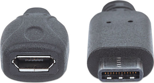 Manhattan Конвертор USB-C Мъжки в Micro USB Женски 1 Брой 353335