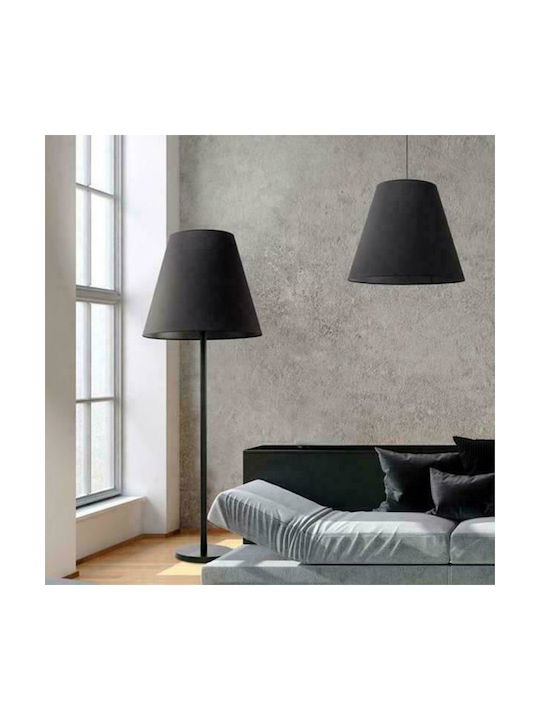 Nowodvorski Moss Vintage Floor Lamp H162xW58cm. with Socket for Bulb E27 Black