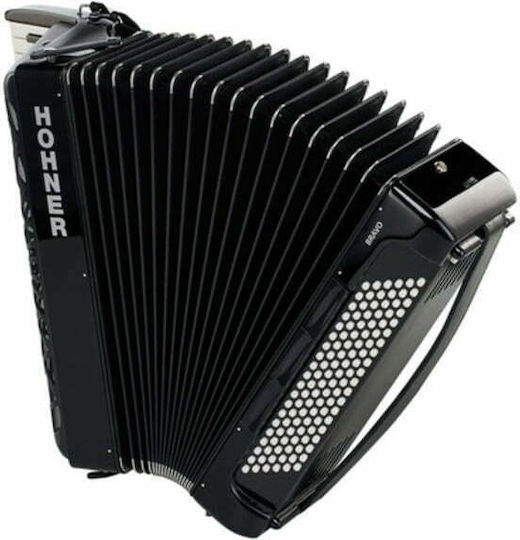 Hohner Bravo III Silent Key Acordion 120 Bas
