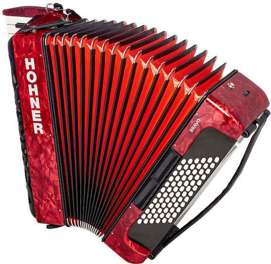Hohner Bravo III Silent Key Ακορντεόν 72 Mπάσων