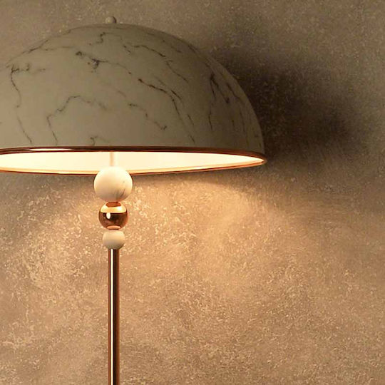 Aca Manhattan Vintage Stehlampe Höhe 160cm Marmor - Gold Rahmen Aca Manhattan Vintage Stehlampe Höhe 160cm Marmor - Gold Rahmen