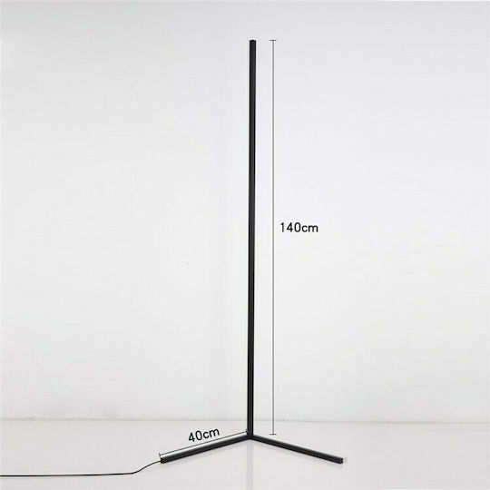 Atman Leggenda Las Vegas Lampa de podea LED Î140xL57cm. cu Lumină RGB 1170lm Negru