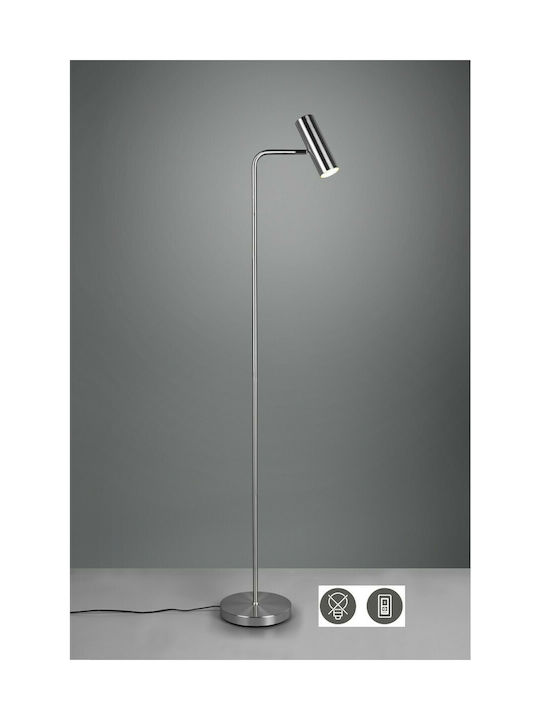Trio Lighting Marley Φωτιστικό Δαπέδου Υ151xΜ45εκ. με Ντουί για Λαμπτήρα GU10 Ασημί