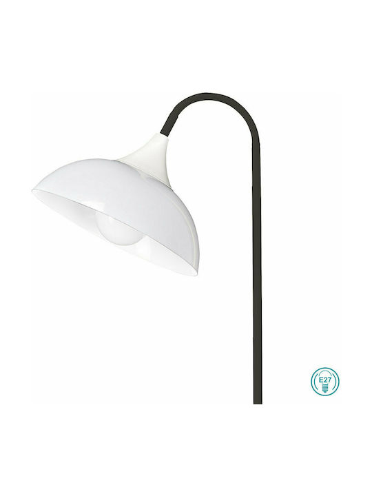 Perenz Stehleuchte H180xB30cm. mit Fassung für Lampe E27 Schwarz