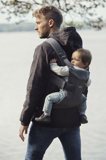 BabyBjorn Classic Carrier One Air 3D Mesh Silver with Maximum Weight 15kg