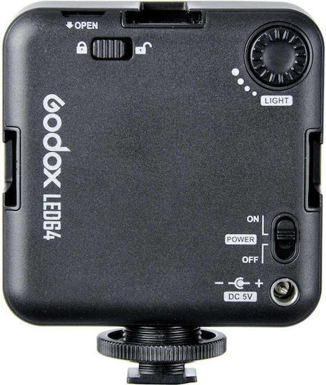 Godox LED64 Video Light 5500 - 65000K 4.5W with Luminance 1000 Lux