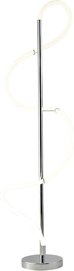 Hatzipantos Stores LED Floor Lamp H165cm. Silver