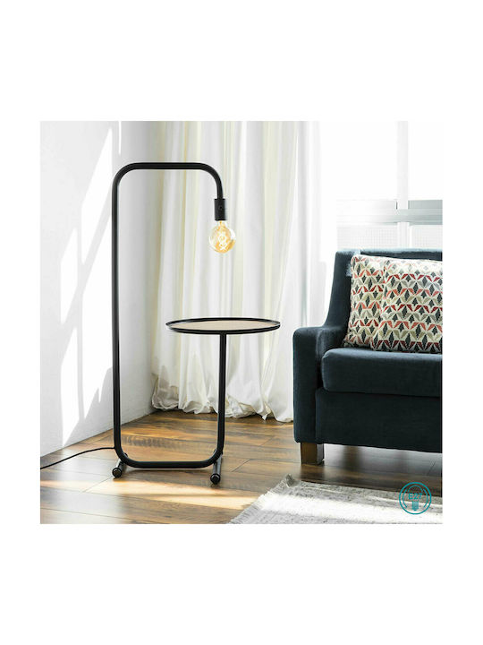 Faro Barcelona Guest Floor Lamp H106xW40cm. with Socket for Bulb E27 Black