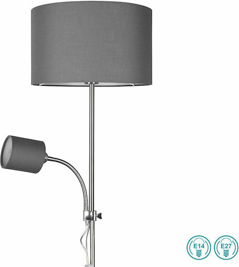 Trio Lighting Owen Floor Lamp H160xW36cm. with Socket for Bulb E27 Brown